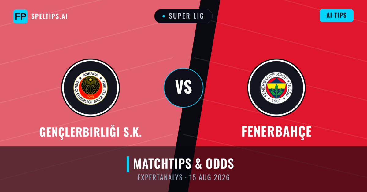 Gençlerbirliği S.K. vs Fenerbahçe — matchtips och förhandstitt