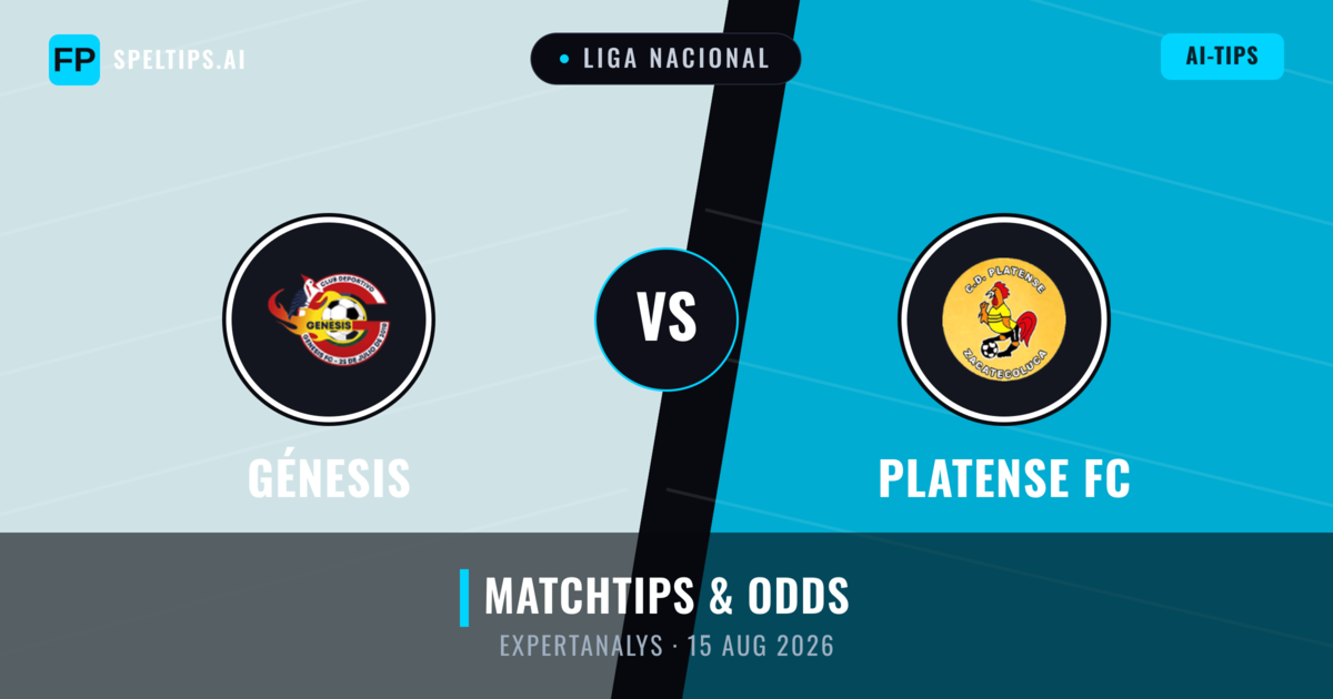 Génesis vs Platense FC — matchtips och förhandstitt
