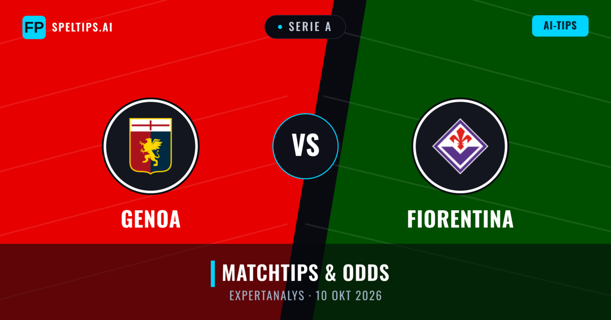 Genoa vs Fiorentina — matchtips och förhandstitt