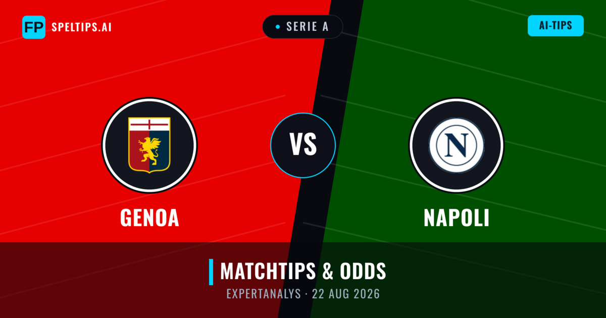 Genoa vs Napoli — matchtips och förhandstitt