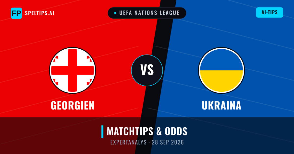 Georgien vs Ukraina — matchtips och förhandstitt