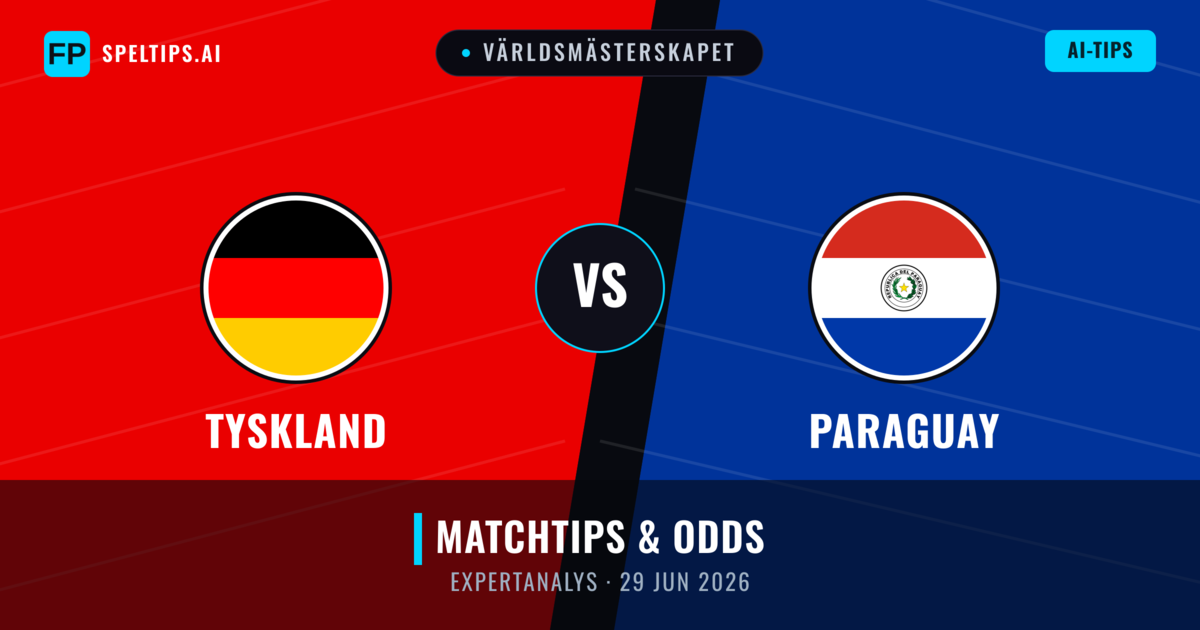 Tyskland vs Paraguay — matchtips och förhandstitt