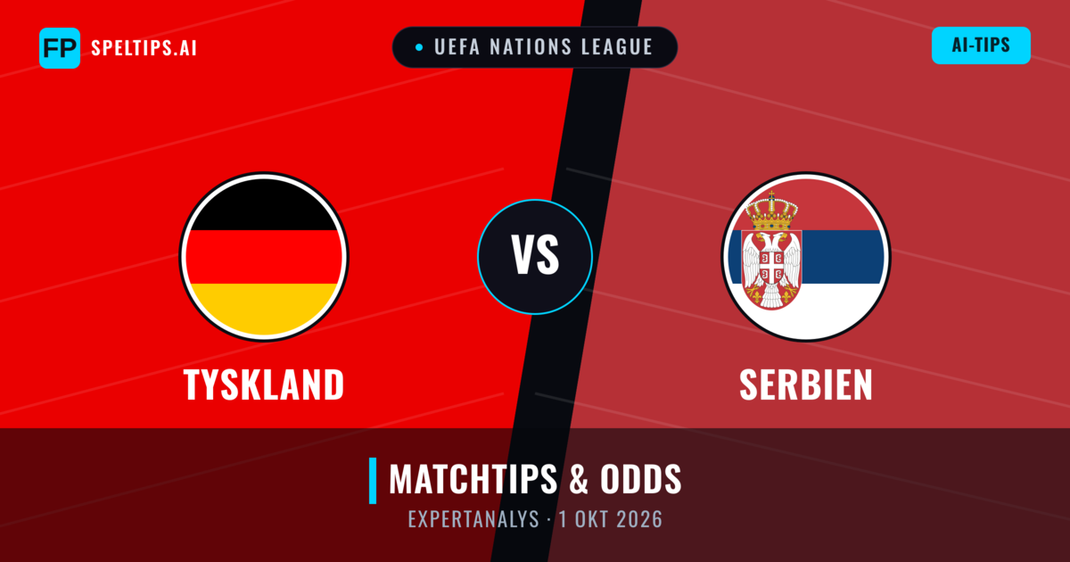 Tyskland vs Serbien — matchtips och förhandstitt