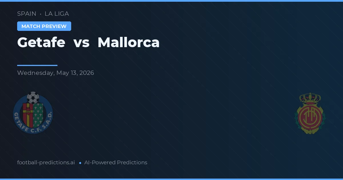 Getafe vs Mallorca — matchtips och förhandstitt