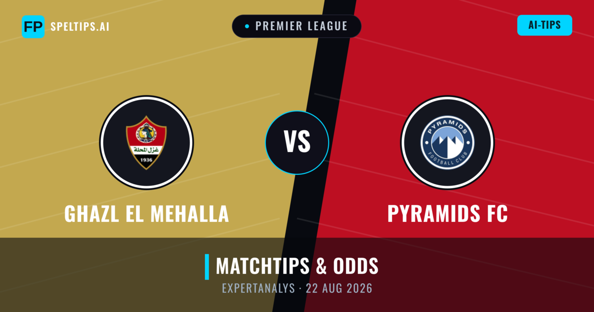 Ghazl El Mehalla vs Pyramids FC — matchtips och förhandstitt