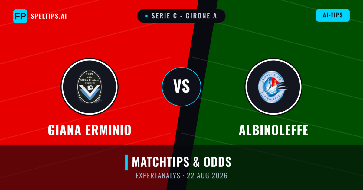 Giana Erminio vs Albinoleffe — matchtips och förhandstitt