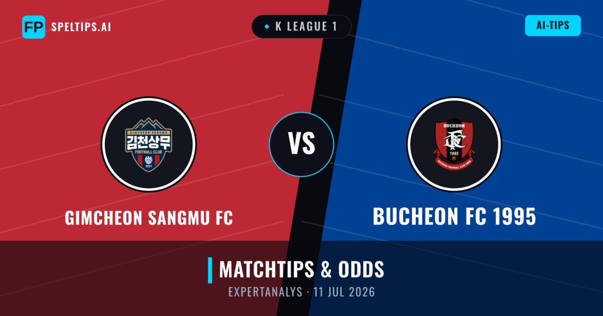 Gimcheon Sangmu FC vs Bucheon FC 1995 — matchtips och förhandstitt