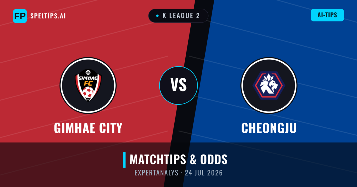 Gimhae City vs Cheongju — matchtips och förhandstitt