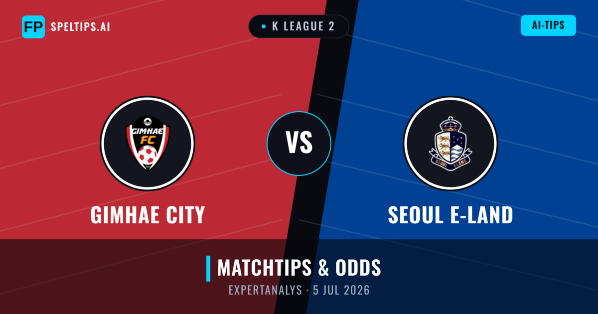 Gimhae City vs Seoul E-Land — matchtips och förhandstitt
