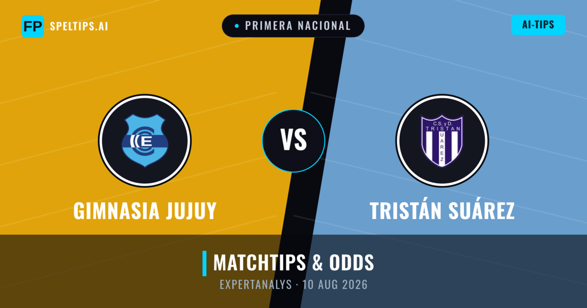 Gimnasia Jujuy vs Tristán Suárez — matchtips och förhandstitt