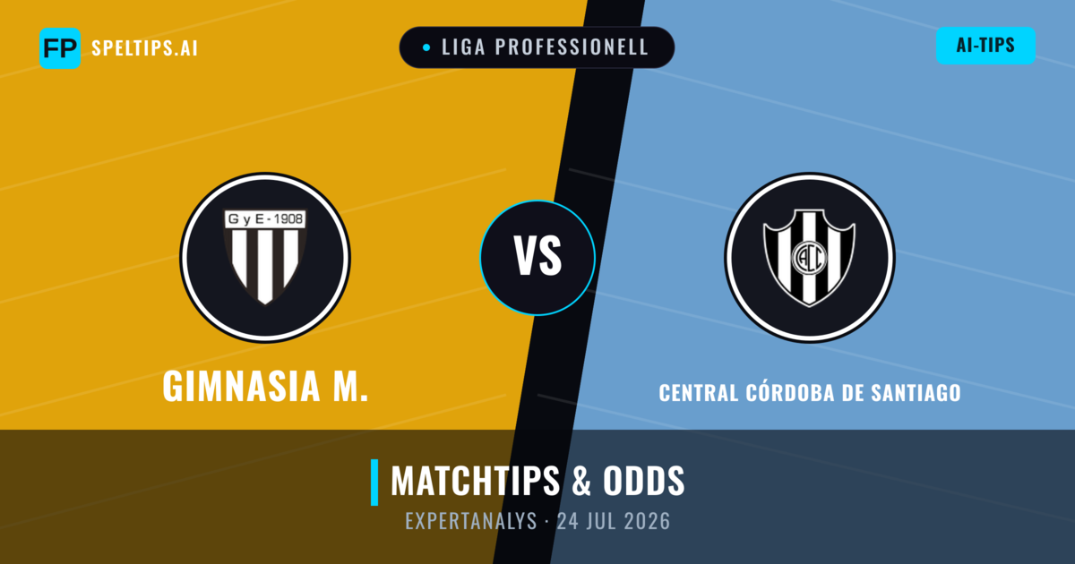Gimnasia M. vs Central Córdoba de Santiago — matchtips och förhandstitt