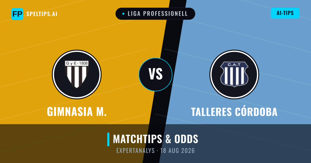 Gimnasia M. vs Talleres Córdoba — matchtips och förhandstitt