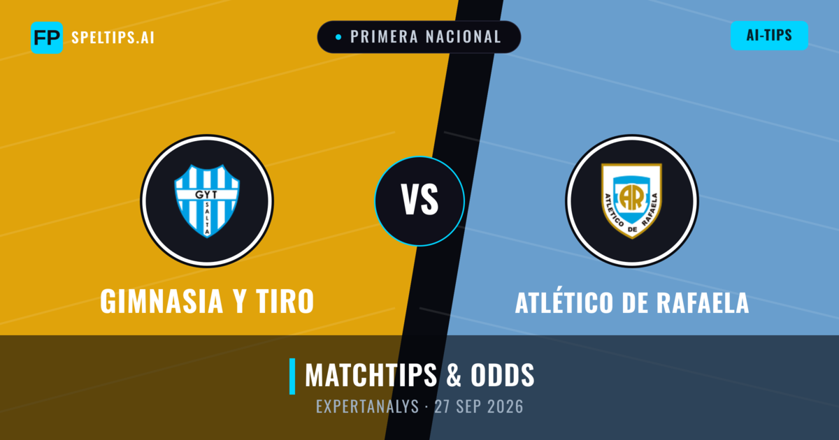 Gimnasia y Tiro vs Atlético de Rafaela — matchtips och förhandstitt