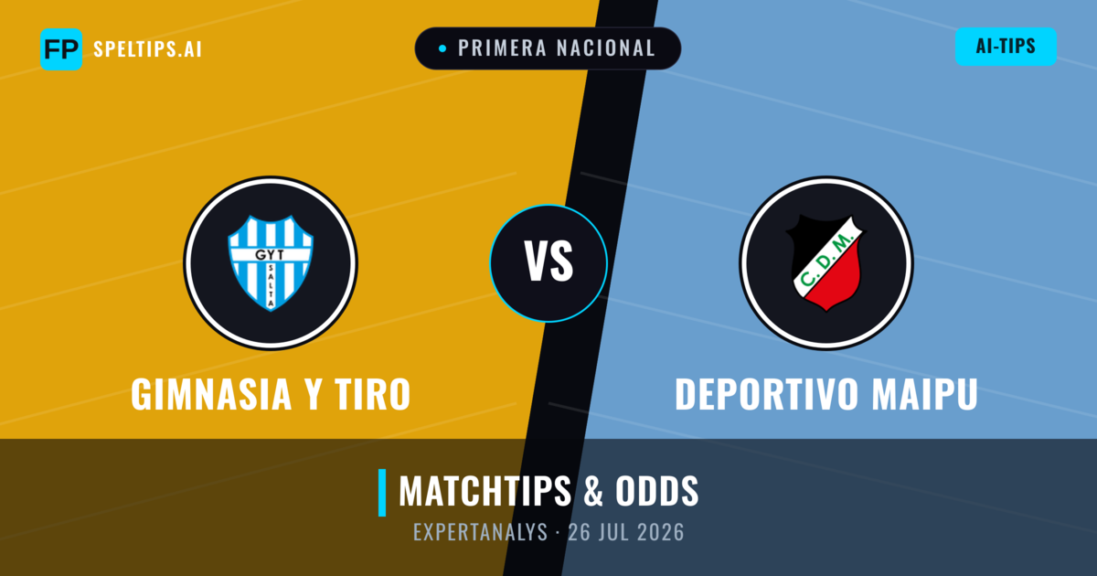 Gimnasia y Tiro vs Deportivo Maipu — matchtips och förhandstitt