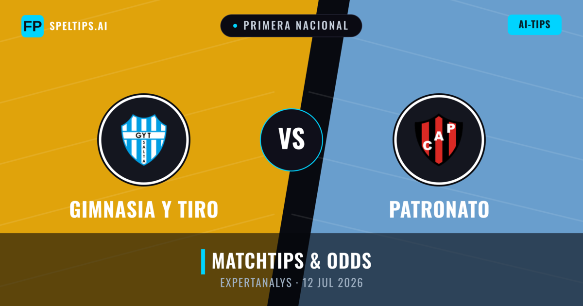 Gimnasia y Tiro vs Patronato — matchtips och förhandstitt