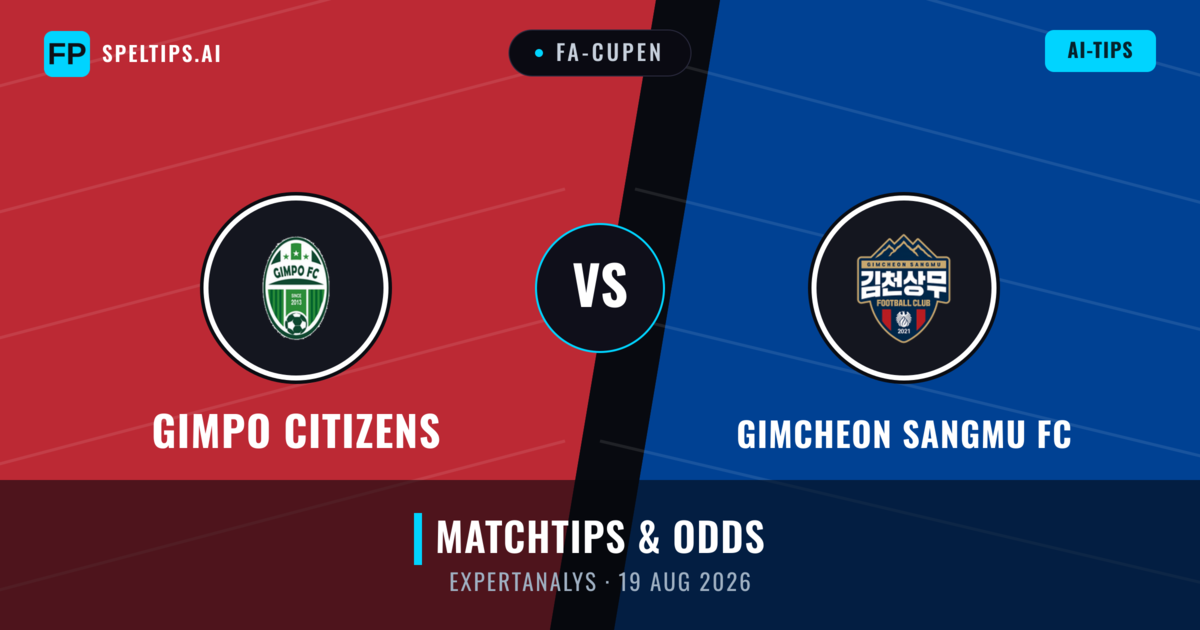 Gimpo Citizens vs Gimcheon Sangmu FC — matchtips och förhandstitt
