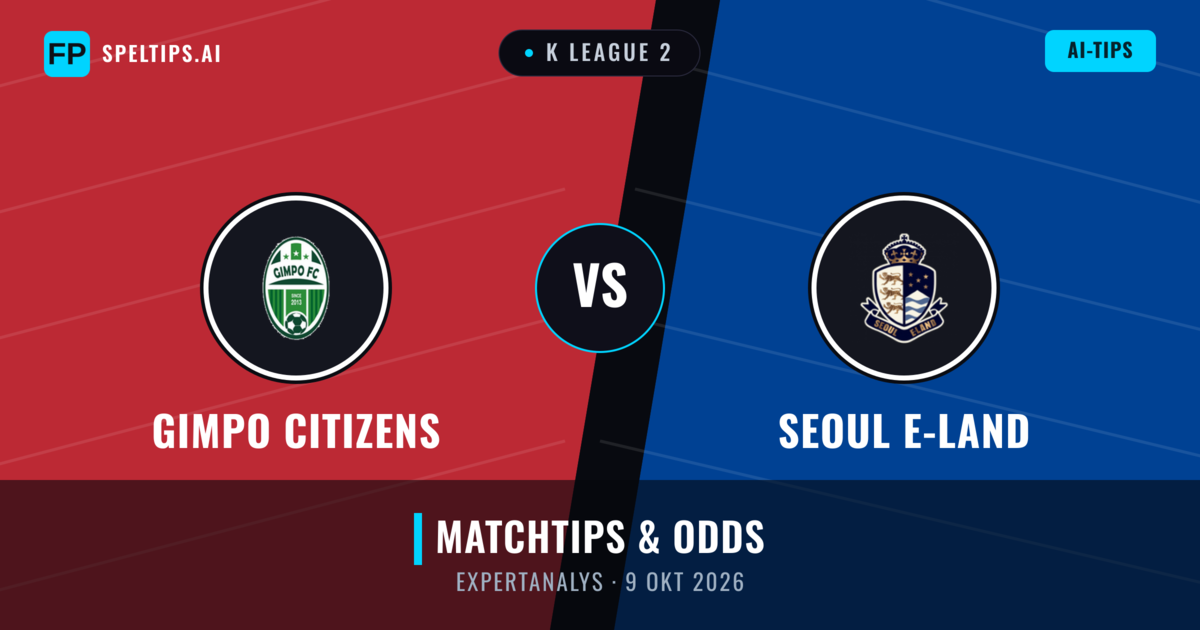 Gimpo Citizens vs Seoul E-Land — matchtips och förhandstitt