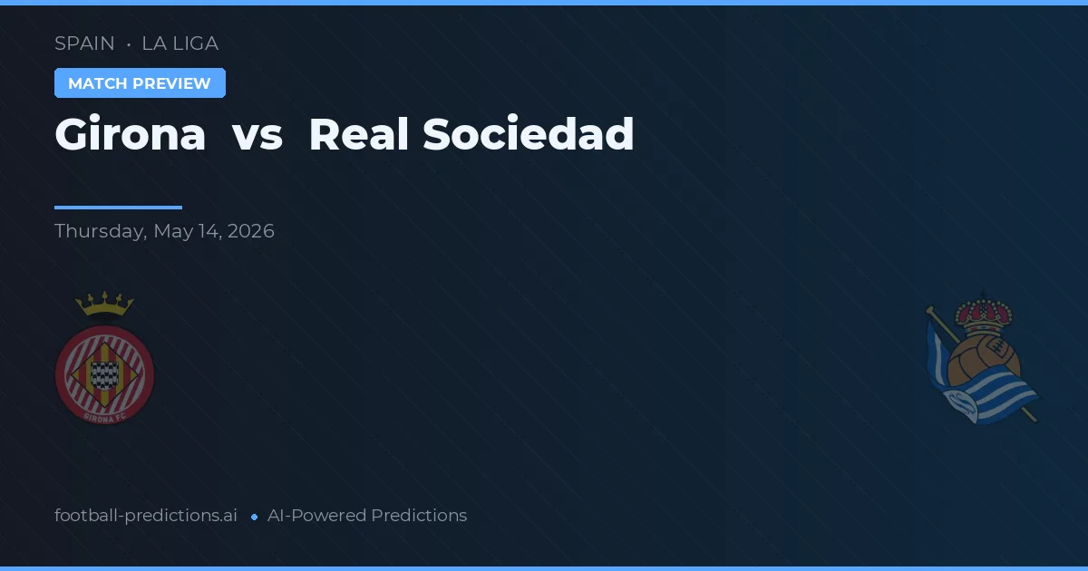 Girona vs Real Sociedad — matchtips och förhandstitt