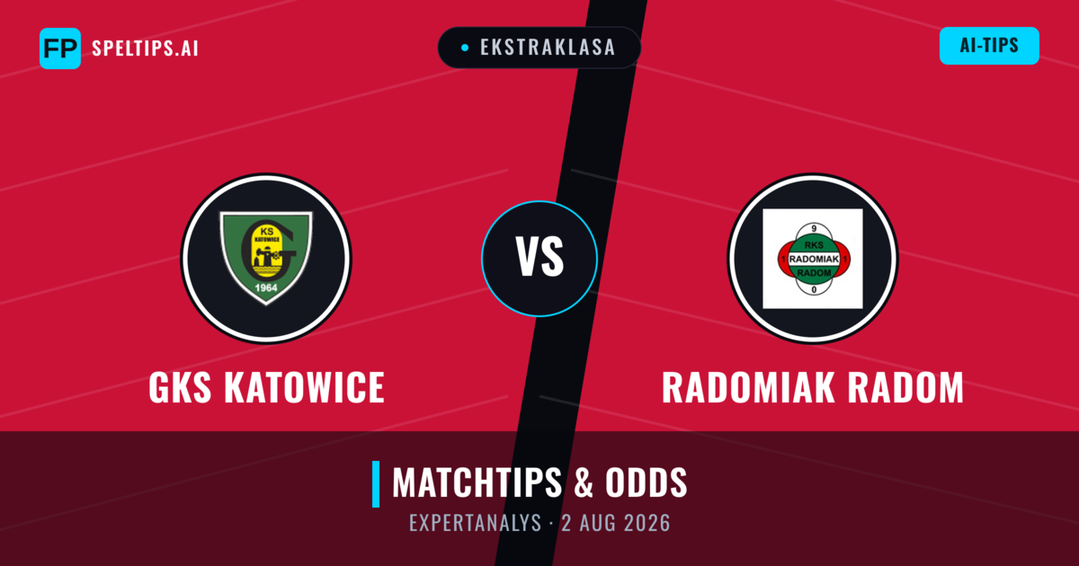 GKS Katowice vs Radomiak Radom — matchtips och förhandstitt