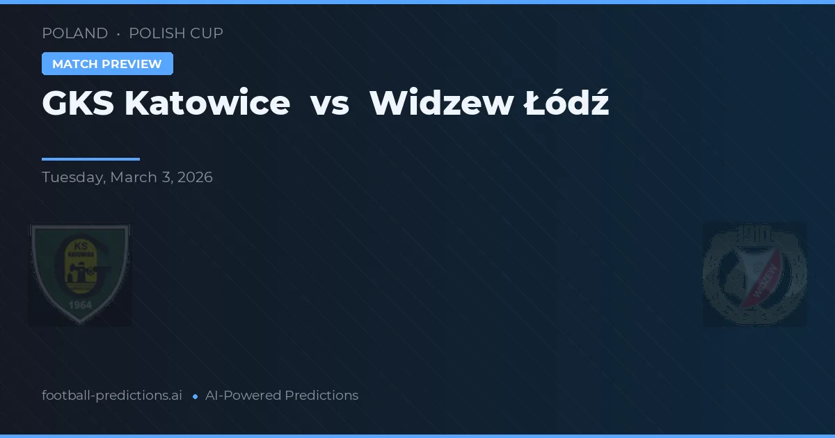 GKS Katowice vs Widzew Łódź — matchtips och förhandstitt