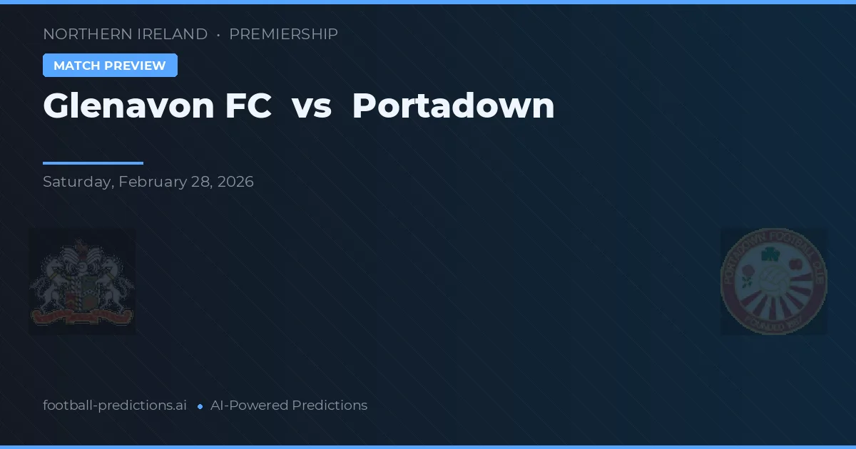 Glenavon FC vs Portadown — matchtips och förhandstitt