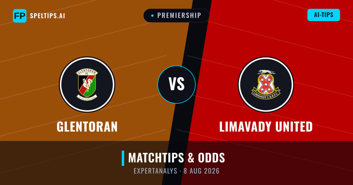 Glentoran vs Limavady United — matchtips och förhandstitt
