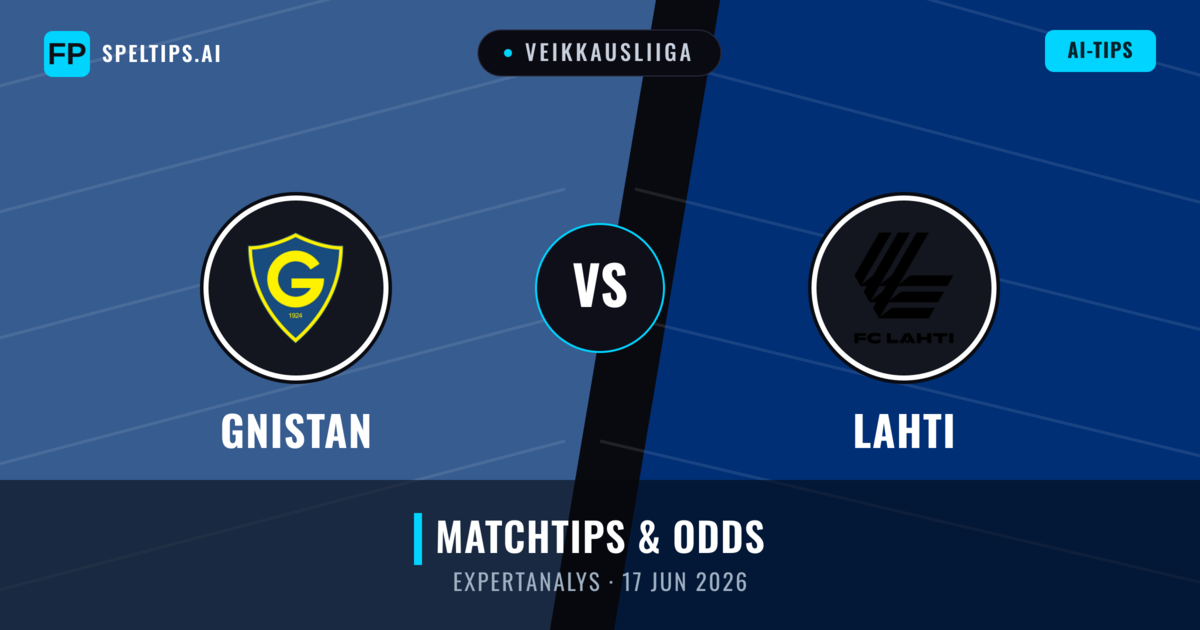 Gnistan vs Lahti — matchtips och förhandstitt