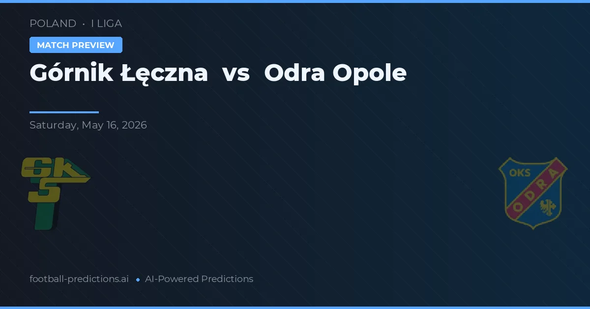 Górnik Łęczna vs Odra Opole — matchtips och förhandstitt