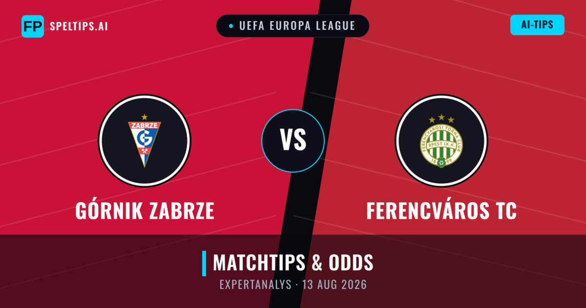 Górnik Zabrze vs Ferencváros TC — matchtips och förhandstitt