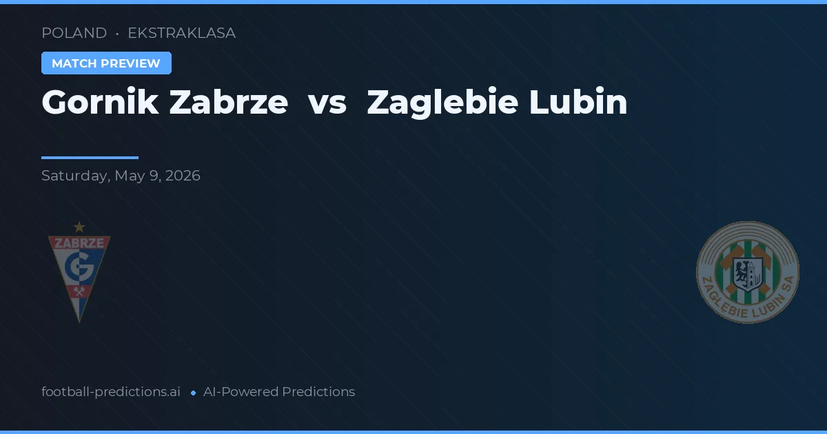 Górnik Zabrze vs Zagłębie Lubin — matchtips och förhandstitt