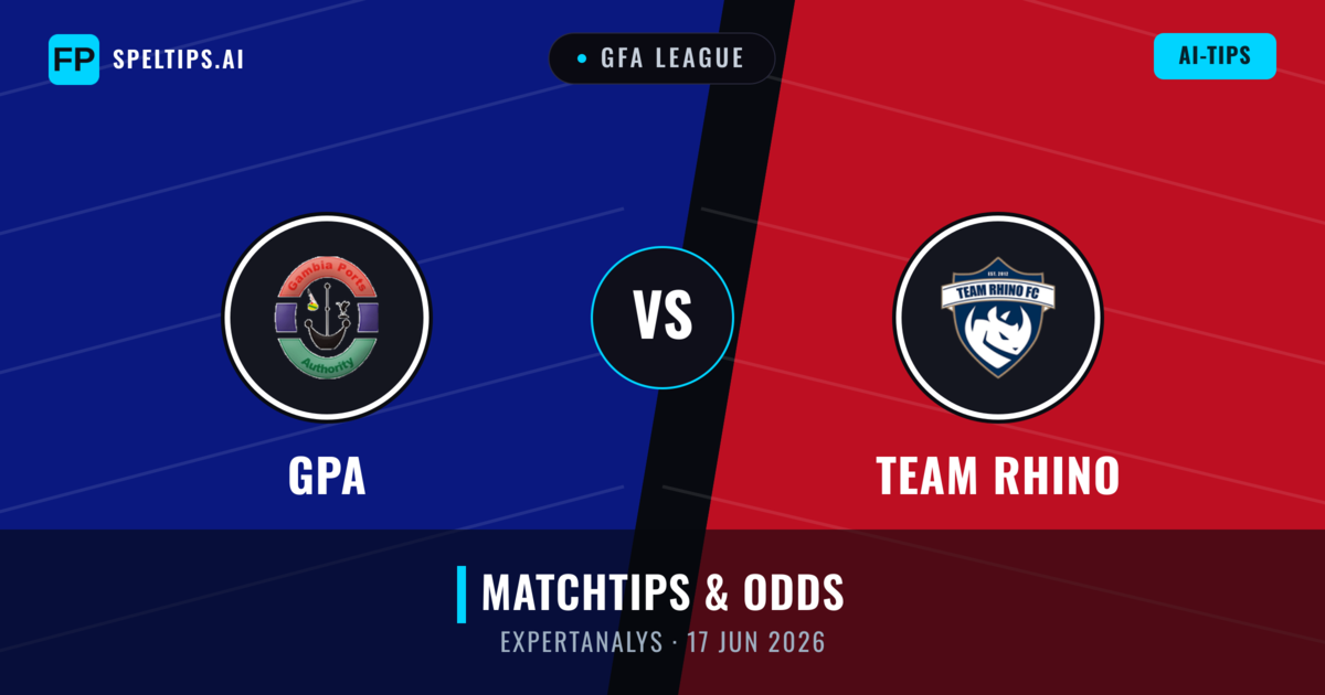 GPA vs Team Rhino — matchtips och förhandstitt