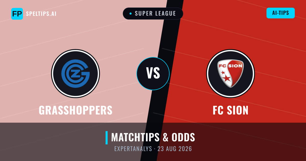 Grasshoppers vs FC Sion — matchtips och förhandstitt