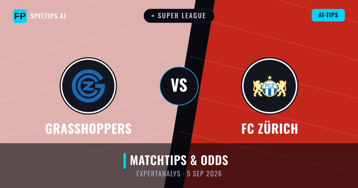 Grasshoppers vs FC Zürich — matchtips och förhandstitt