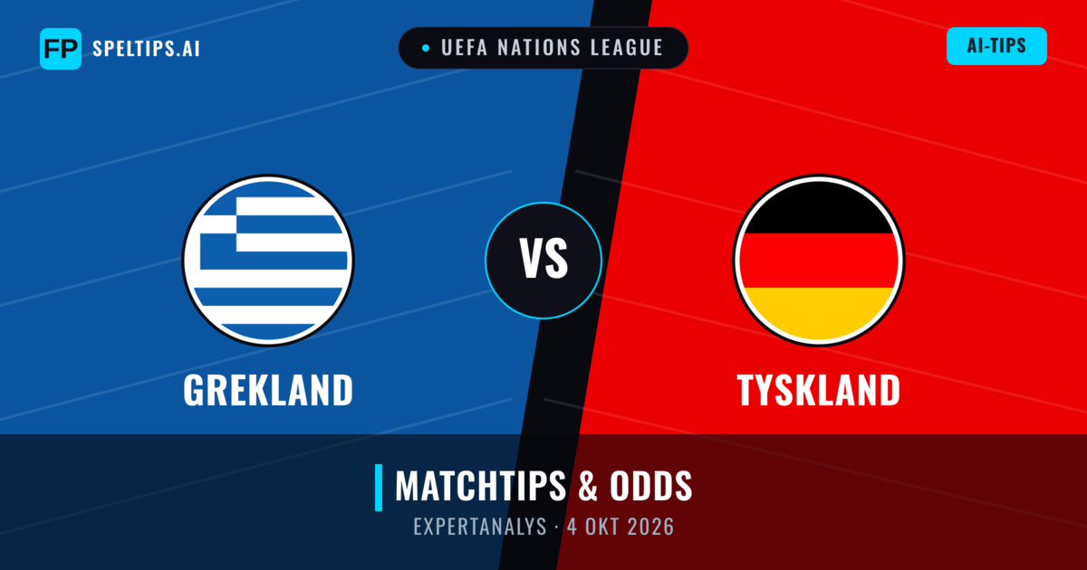 Grekland vs Tyskland — matchtips och förhandstitt