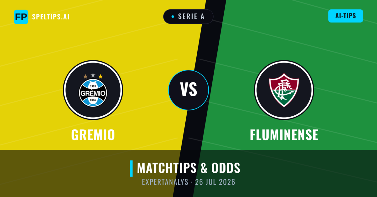 Gremio vs Fluminense — matchtips och förhandstitt