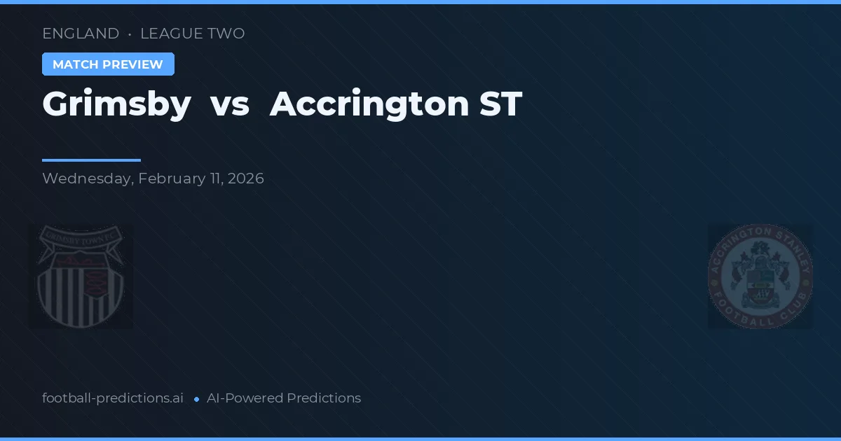 Grimsby vs Accrington Stanley — matchtips och förhandstitt