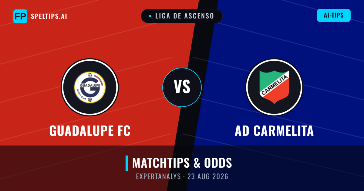 Guadalupe FC vs AD Carmelita — matchtips och förhandstitt