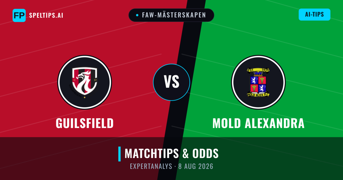 Guilsfield vs Mold Alexandra — matchtips och förhandstitt