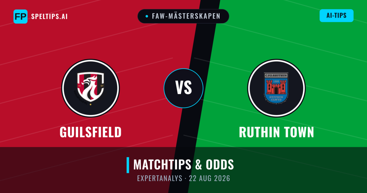Guilsfield vs Ruthin Town — matchtips och förhandstitt