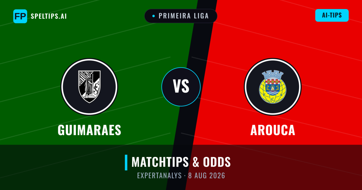 Vitória SC vs Arouca — matchtips och förhandstitt