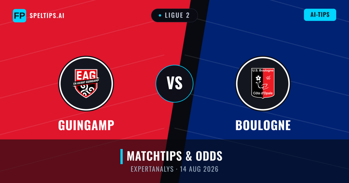 Guingamp vs Boulogne — matchtips och förhandstitt