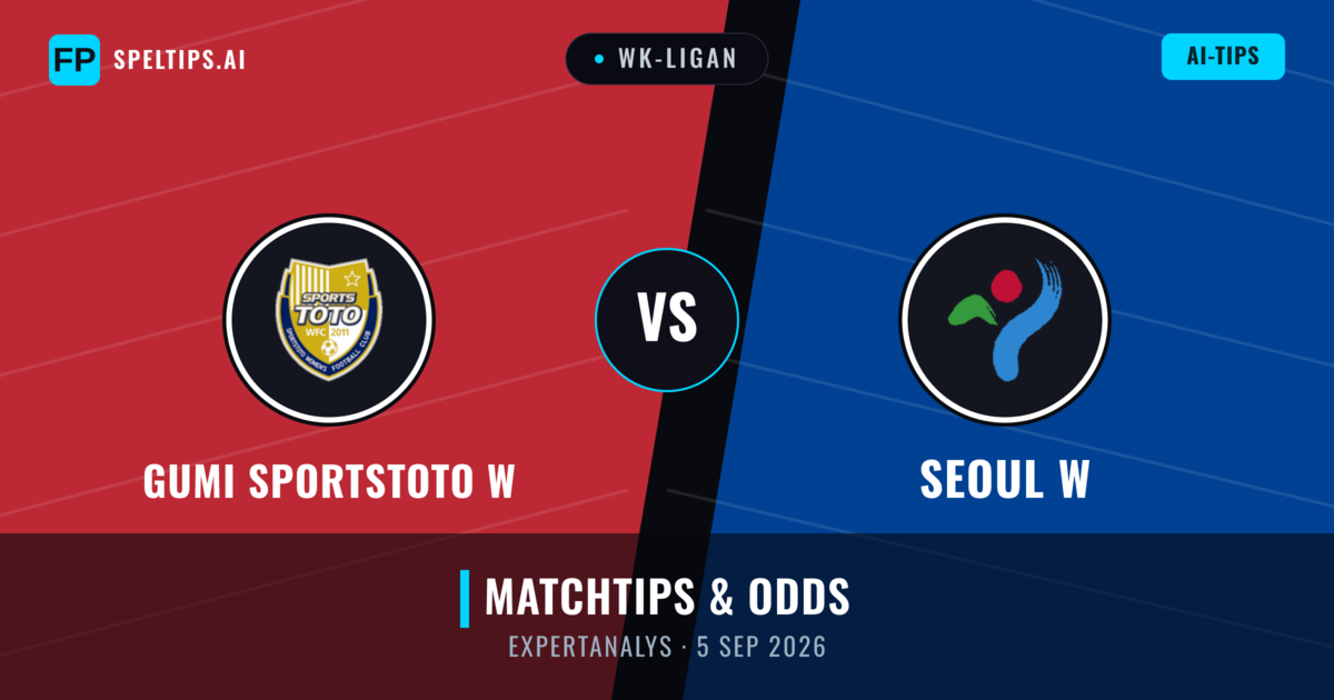 Gumi Sportstoto W vs Seoul W — matchtips och förhandstitt