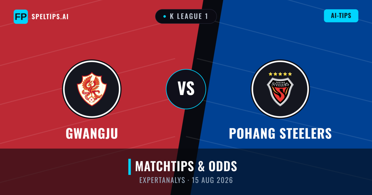 Gwangju vs Pohang Steelers — matchtips och förhandstitt