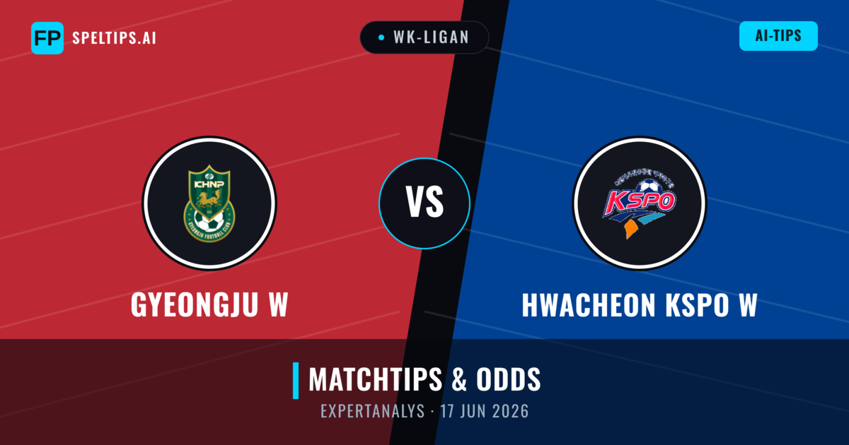 Gyeongju W vs Hwacheon KSPO W — matchtips och förhandstitt
