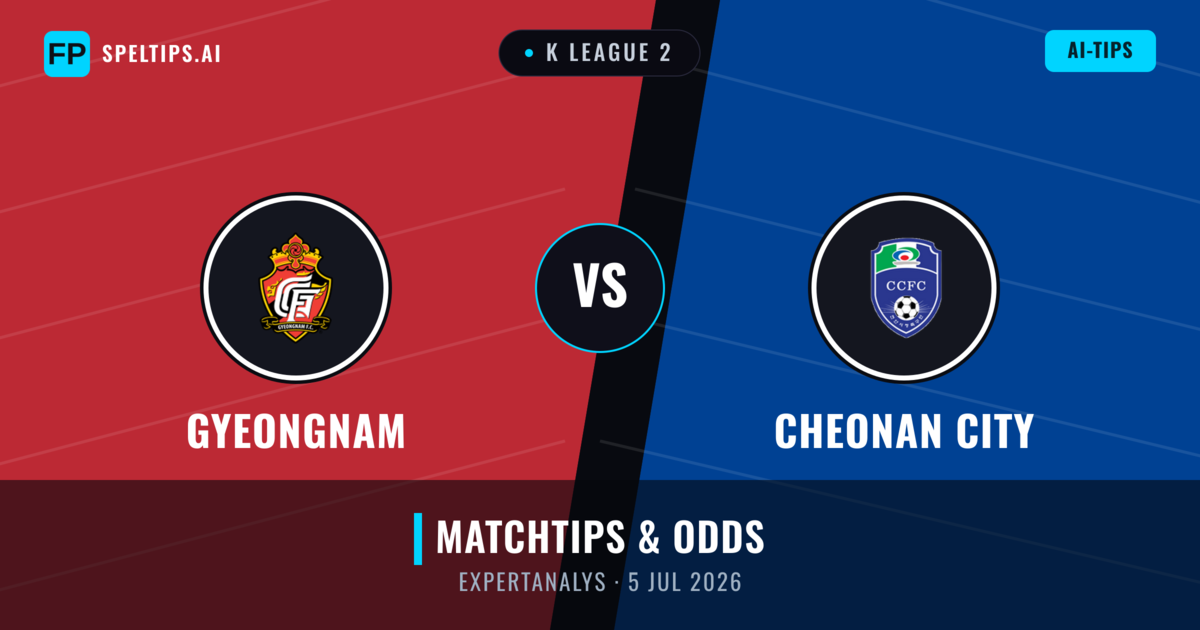 Gyeongnam vs Cheonan City — matchtips och förhandstitt