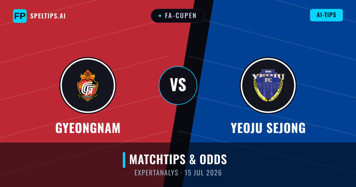 Gyeongnam vs Yeoju Sejong — matchtips och förhandstitt