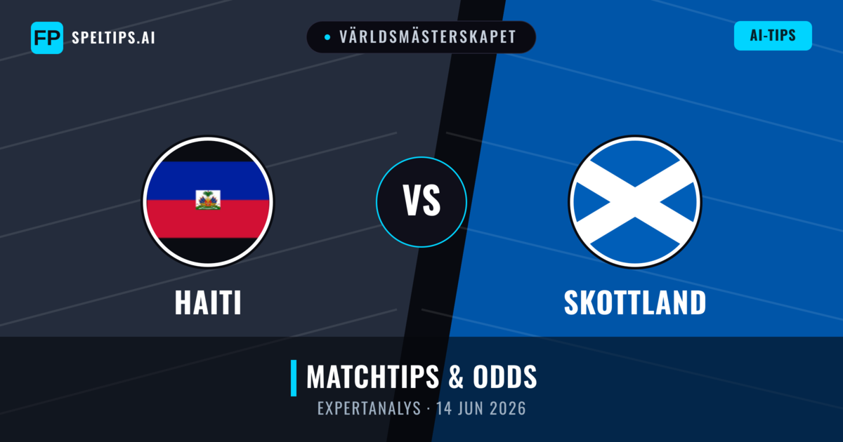 Haiti vs Skottland — matchtips och förhandstitt
