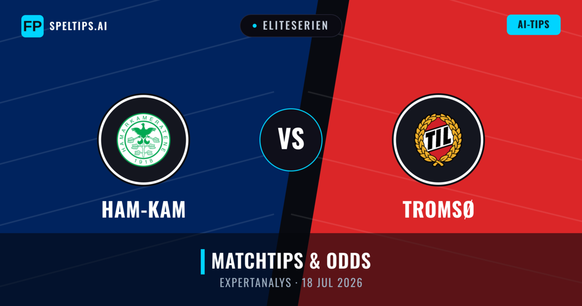 Ham-Kam vs Tromsø — matchtips och förhandstitt
