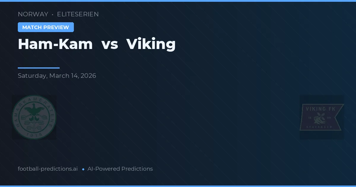 Ham-Kam vs Viking — matchtips och förhandstitt