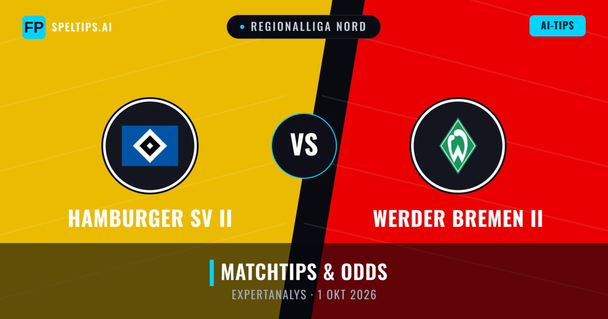 Werder Bremen II vs Hamburger SV II — matchtips och förhandstitt